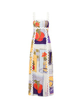 Printed Patchwork Tube Sleeveless Elegant Maxi Dresses