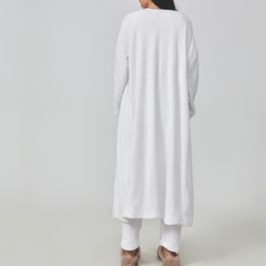 White Chic Matching 3-Piece Warm Lounge Set.