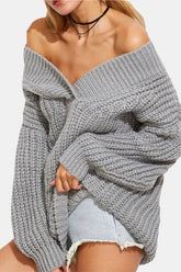 Sexy Casual Solid Patchwork V Neck Sweaters(3 Colors)