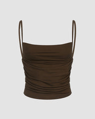 Shadows Call Ruched Cami Top