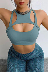 Hollow sport bra