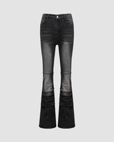 Wood Lotus Denim Flare Jeans