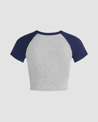 Gym Lapel Cropped Top