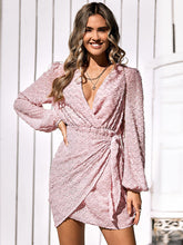 Vacation A-Line Lace-Up Solid Dress