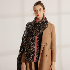 Leopard Print Shawl Scarf