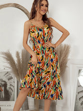 Bohemia A-Line Floral V-Neck Dress