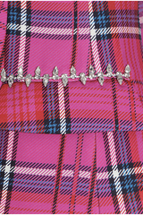 college style open-back suit jacket