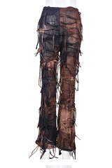Tie-Dye Tassel Beggar American Pants