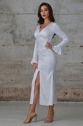 Long Sleeve Elegant Poet Maxi Dress