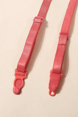 3 piece lingerie set with garter