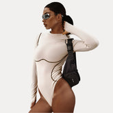 Long-sleeved bodysuit