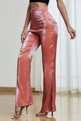 Glitter Flare Leg Pants