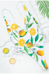 floral high waisted One Piece