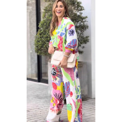 Loose colored Casual Suit