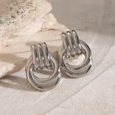 Amabelia Layered Hoop Earrings