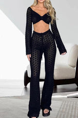 Tube Top Knitted Suit