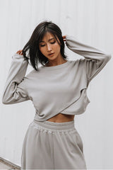 Streetwear Sweater Two-piece Suit