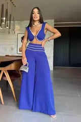 Casual short vest pant suit