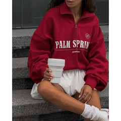 Loose Long-sleeved High Collar Sweater