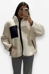 Loose Teddy fleece jacket