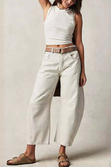 Low Waist Wide-leg Loose Jeans