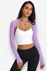 Long-sleeved yoga dance waistcoat