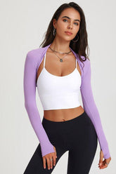 Long-sleeved yoga dance waistcoat