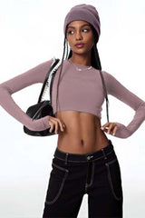 Long sleeves yoga top