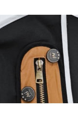 Street style design contrast color jacket