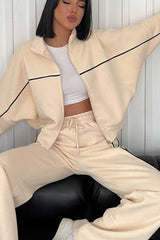 Long-sleeved Sweater Two Piece Set