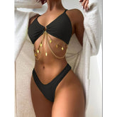 Iron Chain Split Bikini