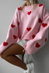 Embroidered Thickened Knitted Loose Sweater