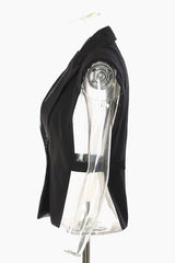 Leather stitching vest