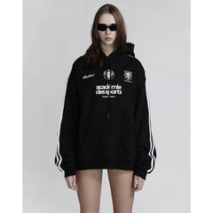 American retro embroidery pure cotton Hoodie