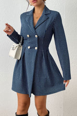 V-neck Long-sleeved Jacket dress