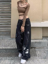 Patchwork Paisley Print Boyfriend Jeans