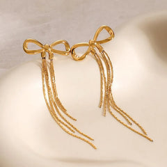 Fleur Bow Earrings