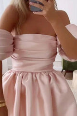 Feifei sleeve tube top fashion pleated dress