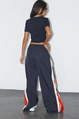 Urban Street Zipper Loose  Pants