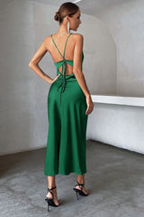 Long Skirt Suspender Dress