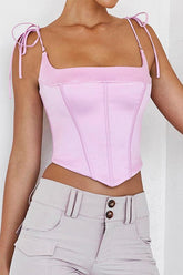 American fishbone strapless top