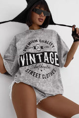 High Street Vintage Cotton T-shirt