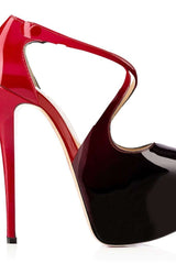 fish mouth platform high heel shoes