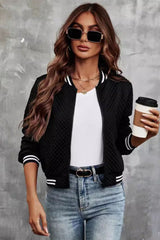 Sportswear Zipper Baseball Jacket