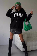 trendy branded hoodie