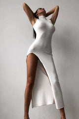 Mid-length open leg Dress