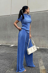 Slim T-shirt pant suit