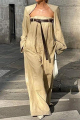 two piece Wide-leg jumpsuit