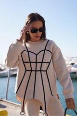 Loose Casual Round Neck Sweatshirt