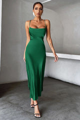 Long Skirt Suspender Dress